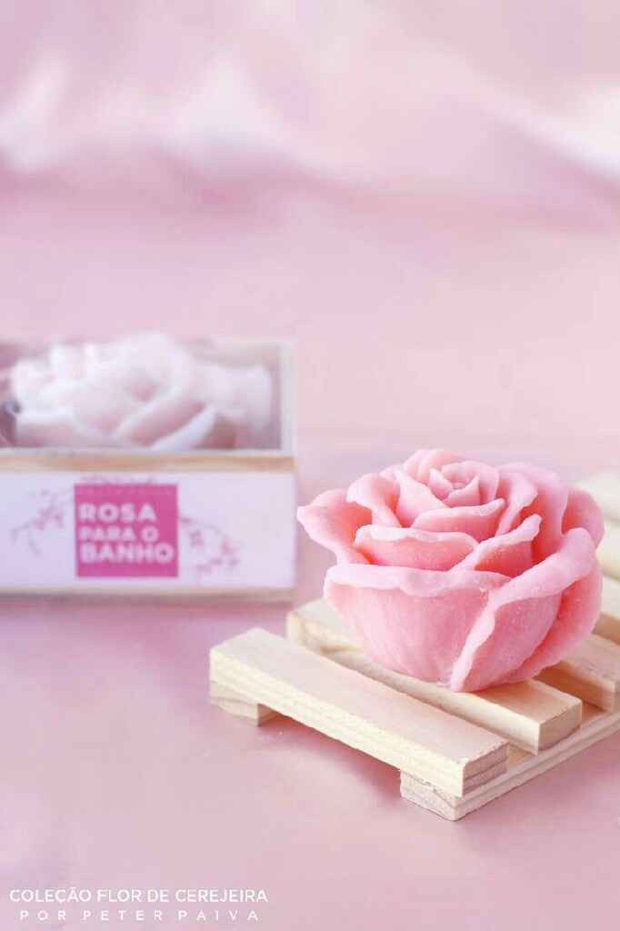 Jabones en forma de rosa - 2