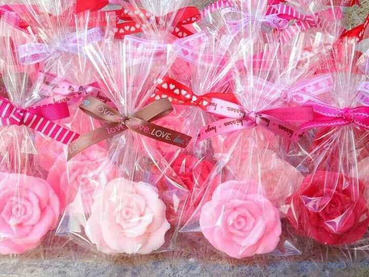 Jabones en forma de rosa - 7