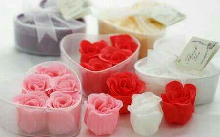 Jabones en forma de rosa - 8
