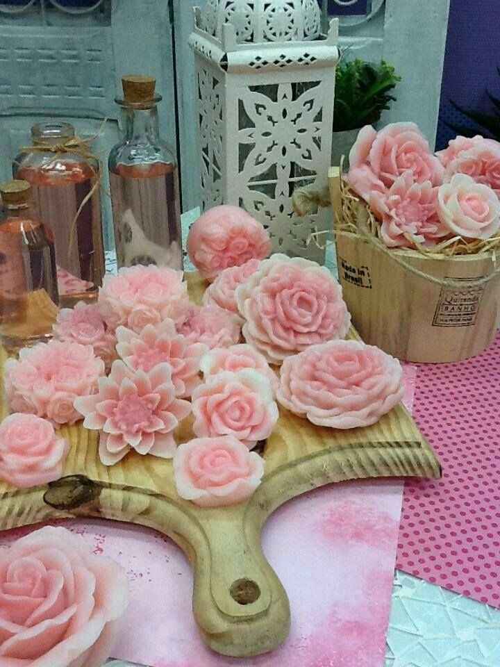 Jabones en forma de rosa - 10
