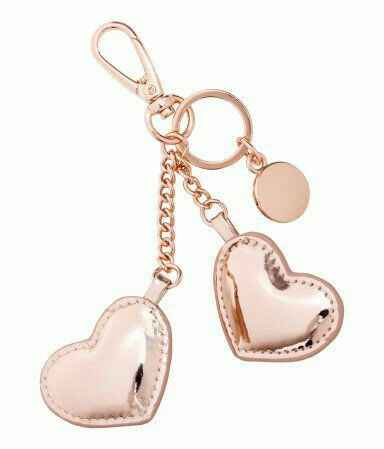 Llaveritos rosa y rose gold - 15