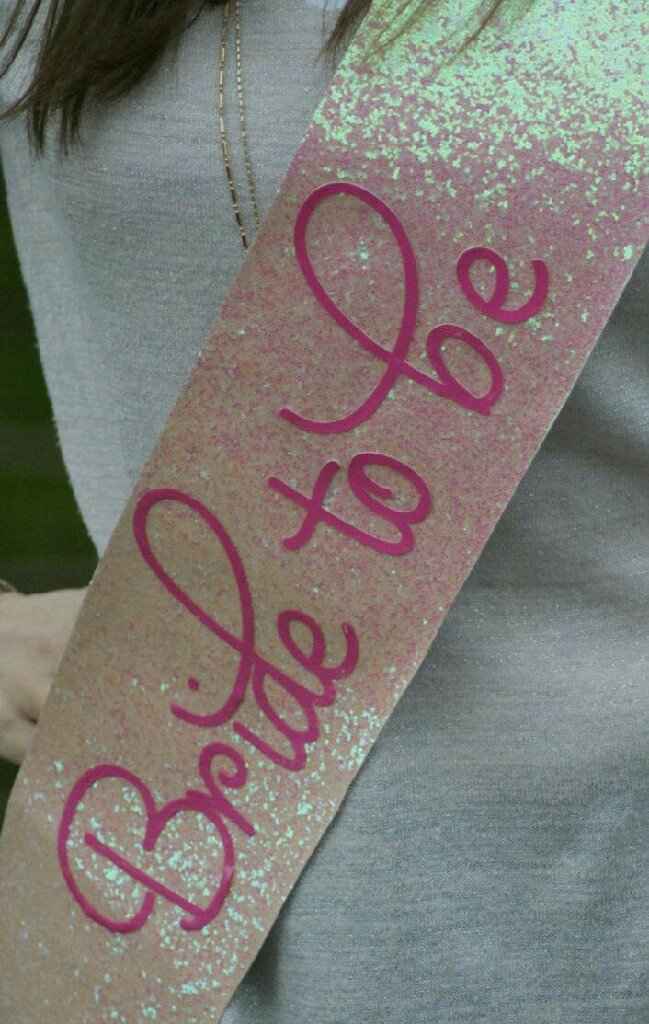 Bandas Bride to be en Rosa - 7