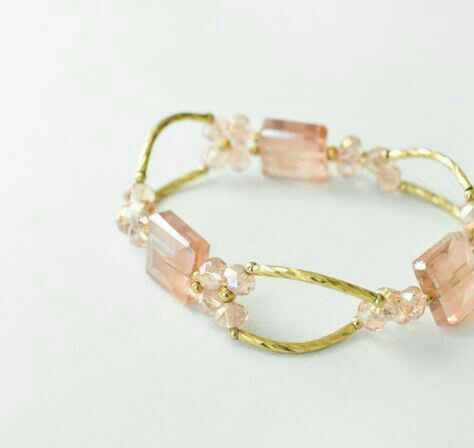 Pulseras para la novia en rosa - 5