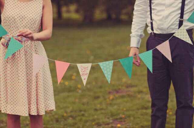 Banderines save the date en Rosa. - 4