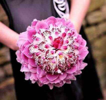 Flor gigante como ramo en Rosa - 1