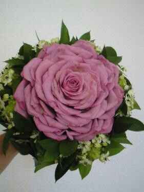 Flor gigante como ramo en Rosa - 5