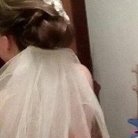 Que opinan de mi peinado, accesorio y velo??? - 1