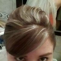 Que opinan de mi peinado, accesorio y velo??? - 2