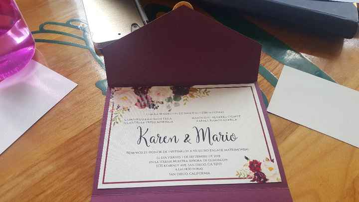 Ya me entregaron la muestra de mis invitaciones!!! - 3