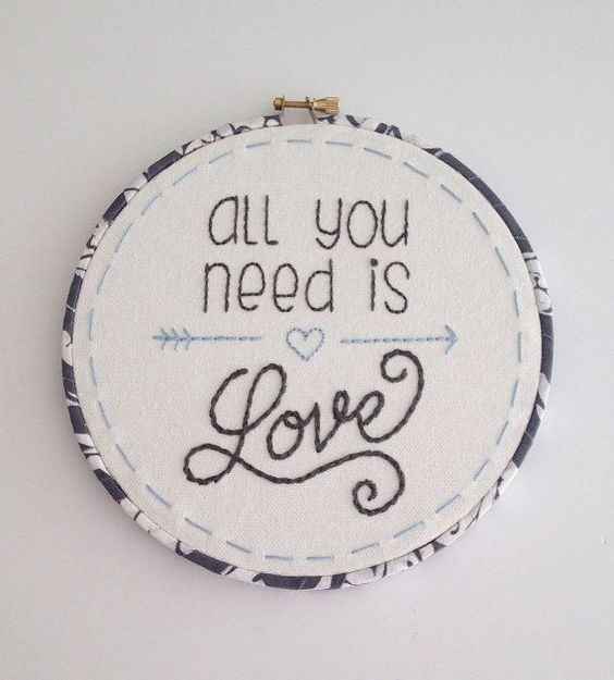 bastidor bordado hecho a mano