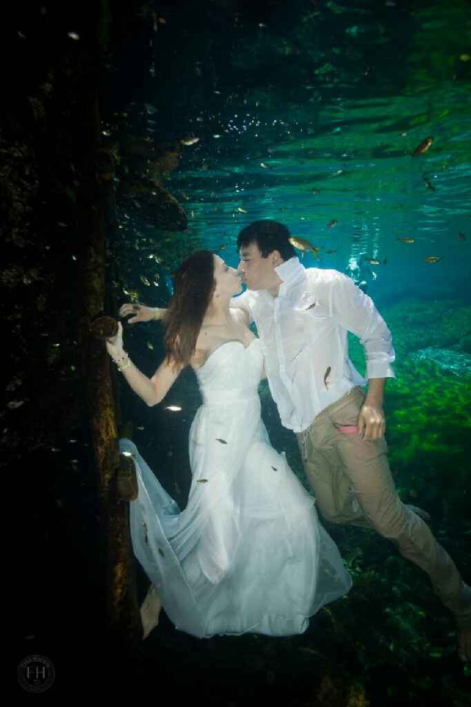 Trash the dress bajo el agua - 2