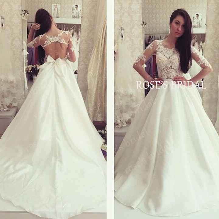 VESTIDO DE NOVIA ESCOTADO