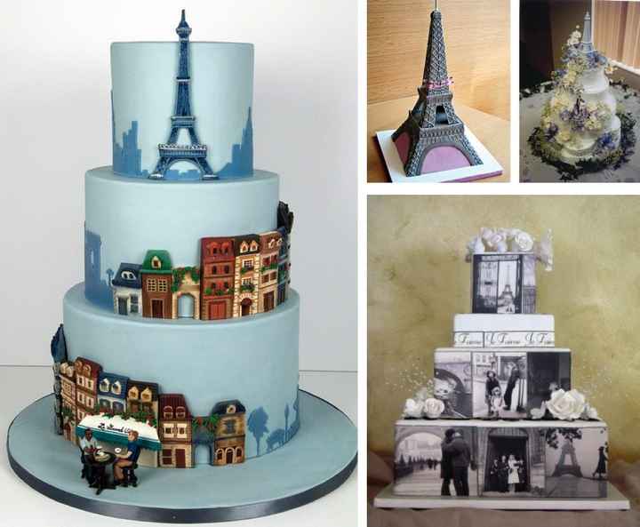 Pastel Boda de Paris