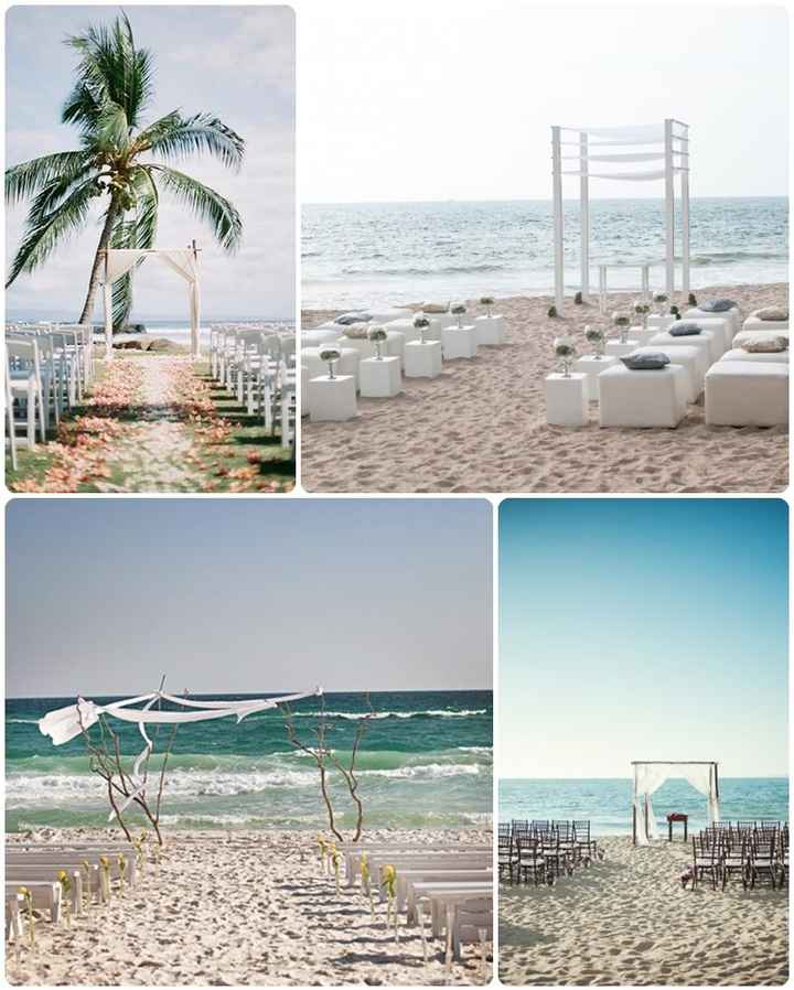 Boda en playa