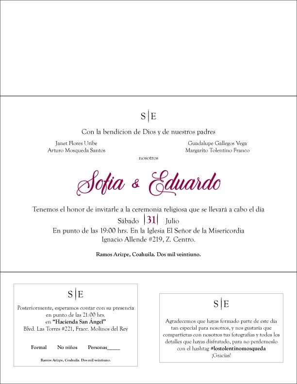 Me animé y diseñé mi propia invitación - 2