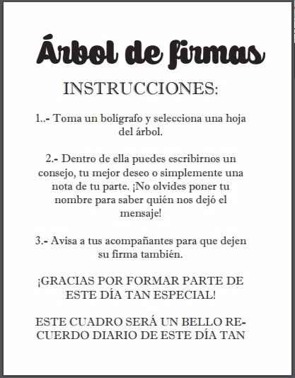 Instrucciones Árbol Firmas