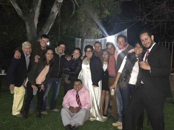 con mis buenos amigos