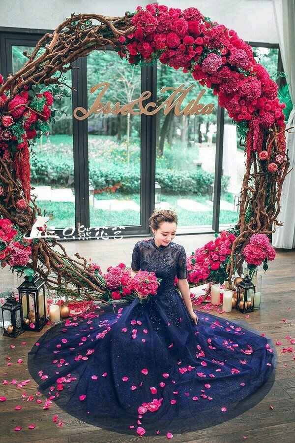 Colores de boda en rosa, dorado y ginda - 12