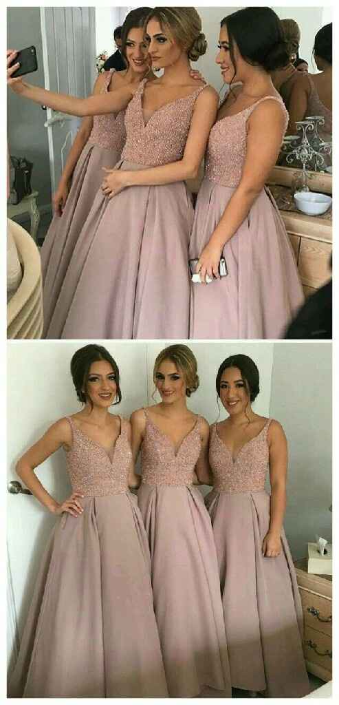 ¿Cómo te imaginas el vestido de tus damas? - 1