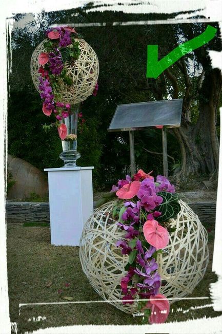 ¿Cómo decorarás el lugar de la recepción? - 3