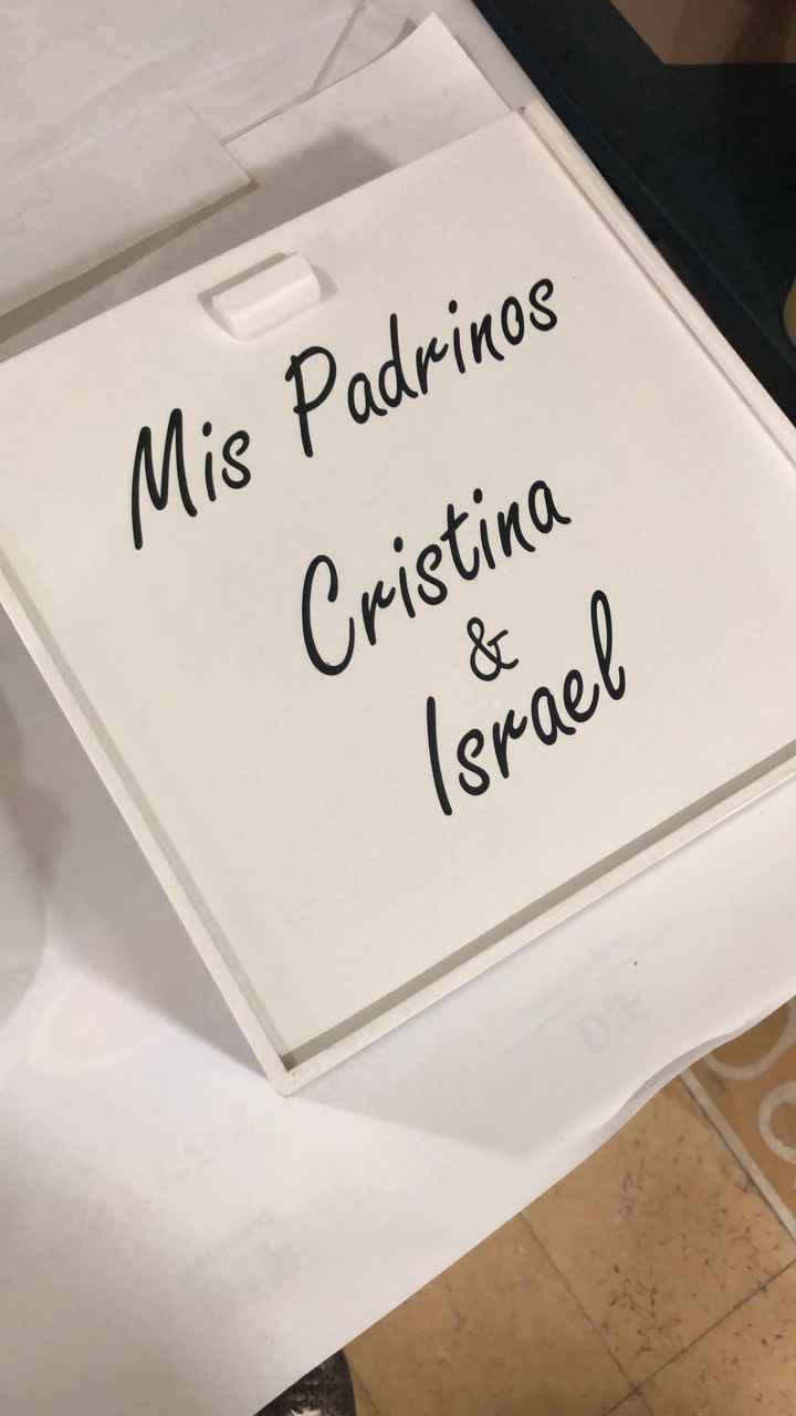 Regalo para nuestros padrinos 👰🏻🤵🏽 - 1