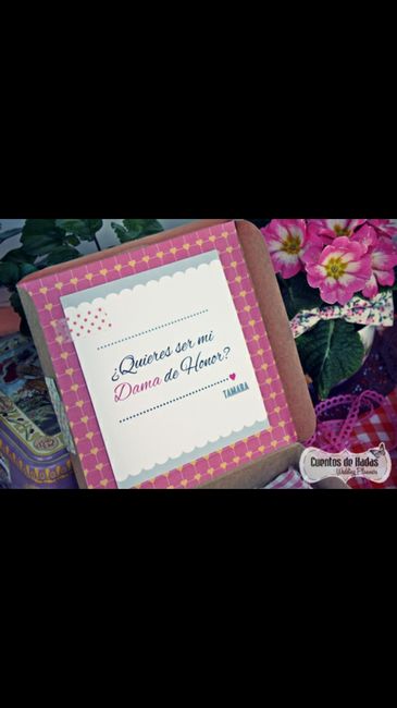 Ideas de invitaciones para damas de honor - 3