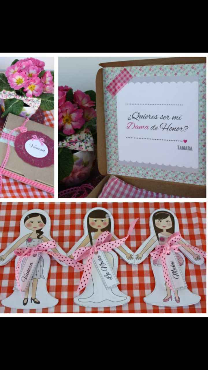 Ideas de invitaciones para damas de honor - 6