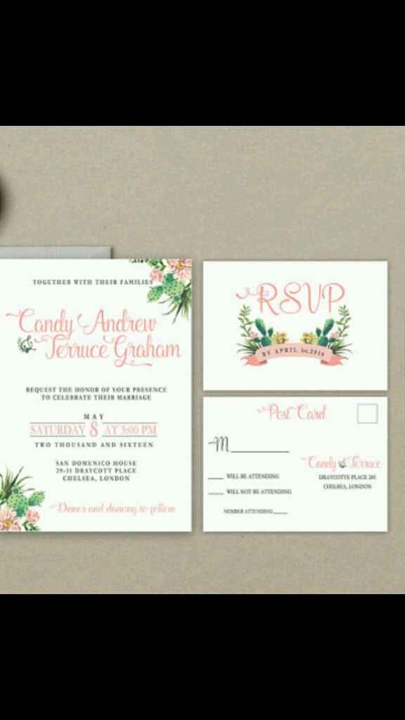 Invitaciones de boda - 4
