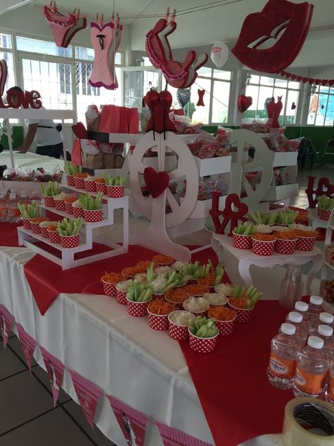 Mi despedida...... mesa de botana - 7