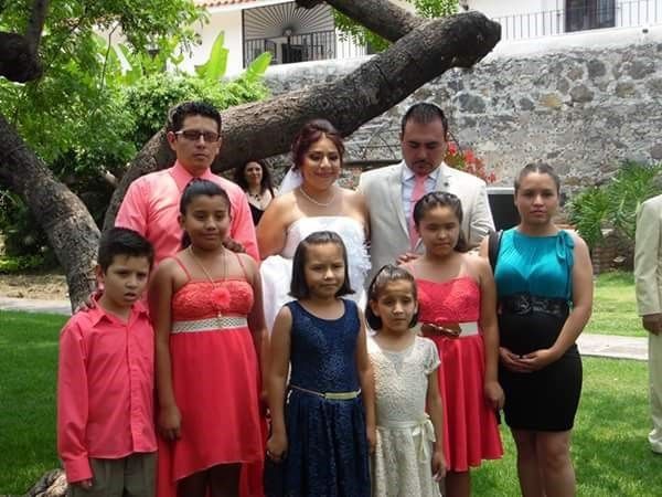 Mi sobrino el mayor con su gran familia