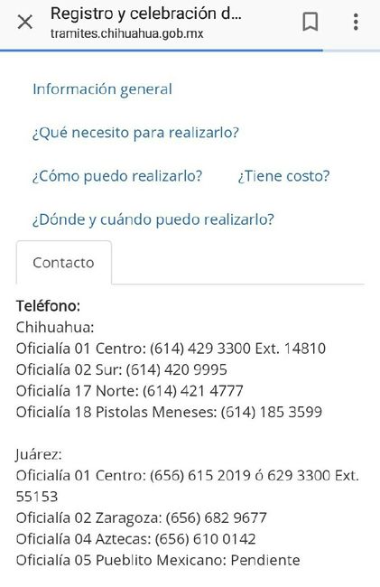  Mi boda: trámites civil en Chihuahua - 2