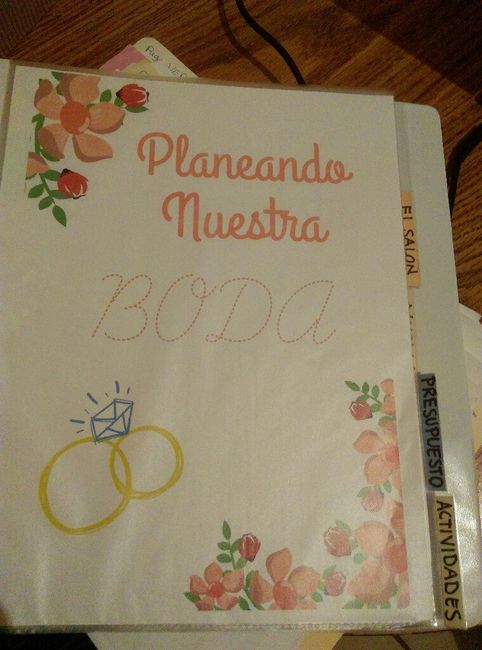 Agenda de bodas - 1