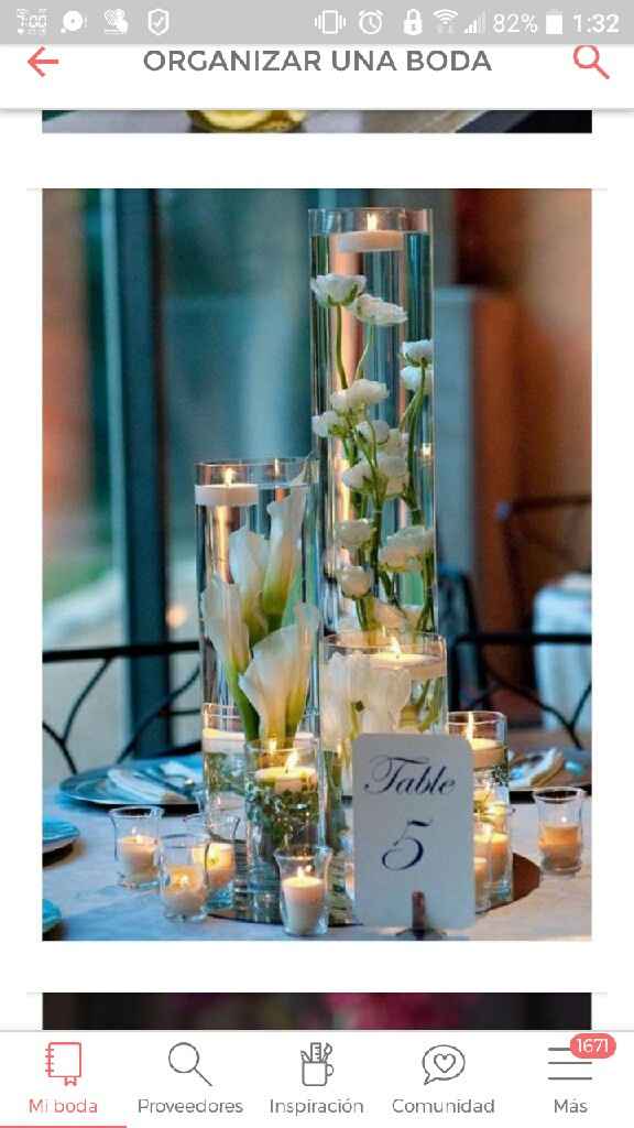 Hermosos centros de mesa - 1