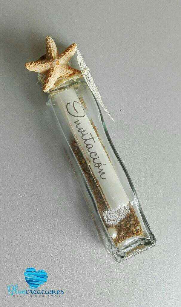 Que tipo de invitaciones para una boda en playa - 1