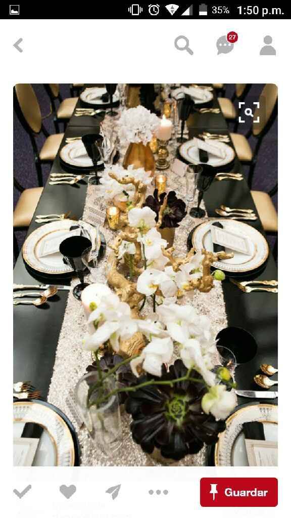 Decoración de negro...  y las damas..?? - 2