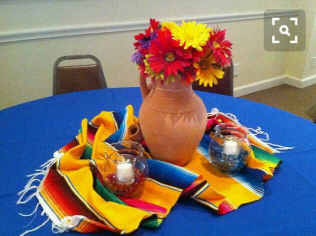 Centros de mesa para boda con temática mexicana. - 10