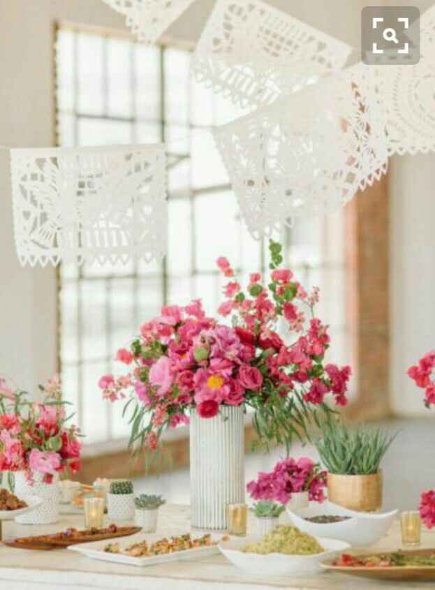 Centros de mesa para boda con temática mexicana. - 12