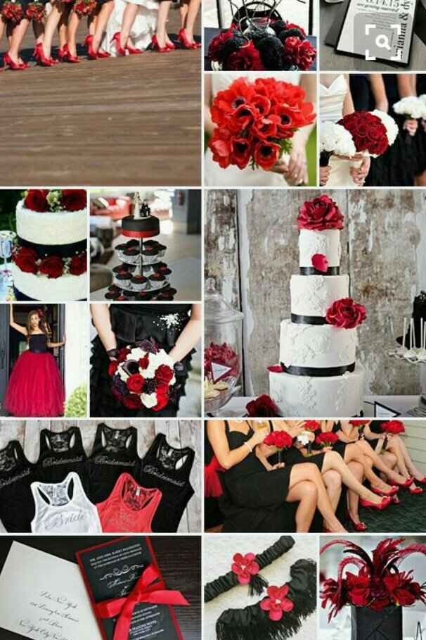 Ideas en color negro, blanco y rojo - 6