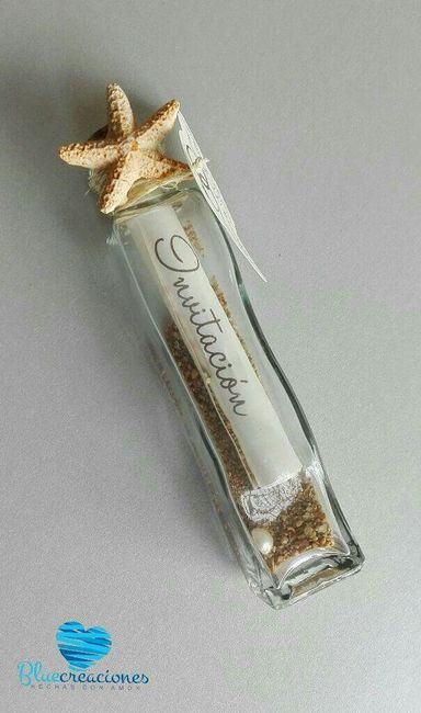 Que tipo de invitaciones para una boda en playa - 1