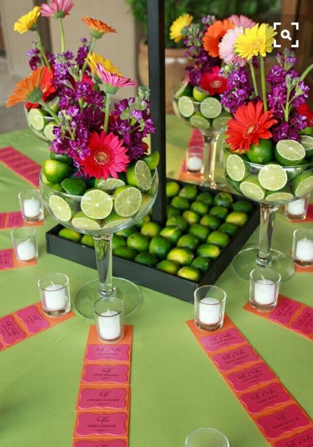 Centros de mesa para boda con temática mexicana. - 13