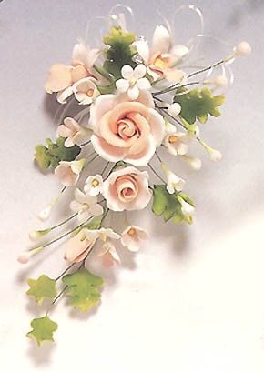 Peineta rosas