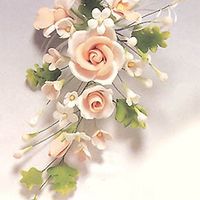 Peineta rosas