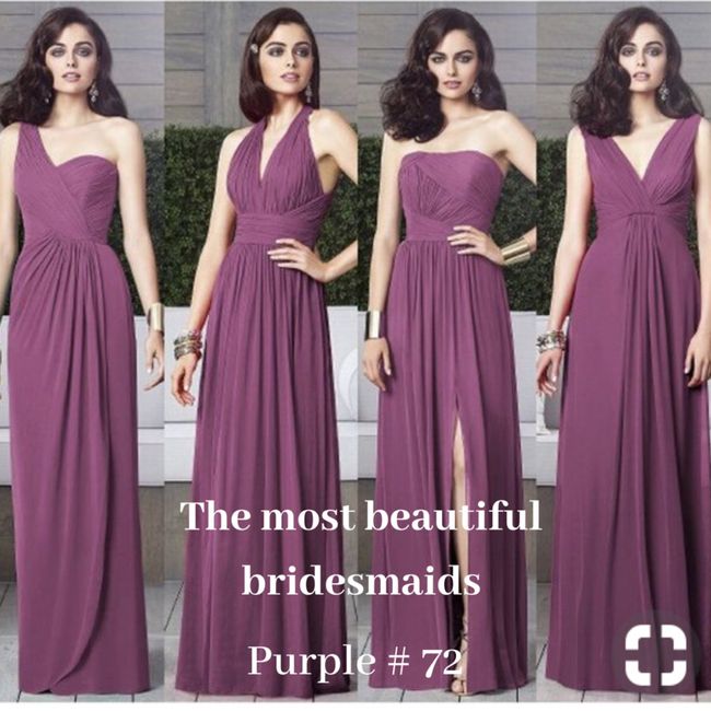 De qué color fueron sus damas de honor? - 1
