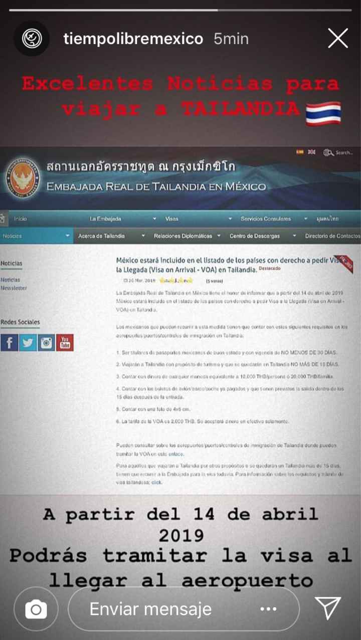 Good news Para las que viajan a Tailandia - 1