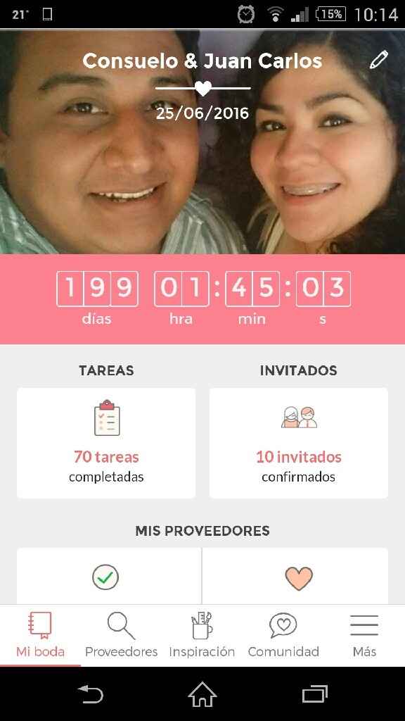 A cuántos días están? - 1