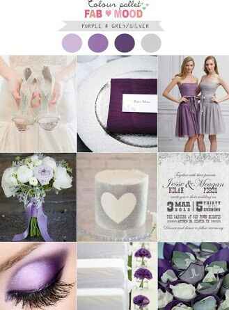 Que opinan del kolor morado en la covinacion de la boda? - 3