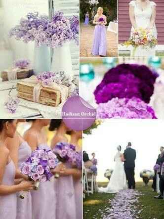 Boda en morado denme ideas por favor - 5
