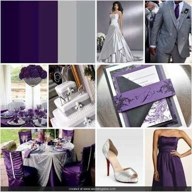 Que opinan del kolor morado en la covinacion de la boda? - 1