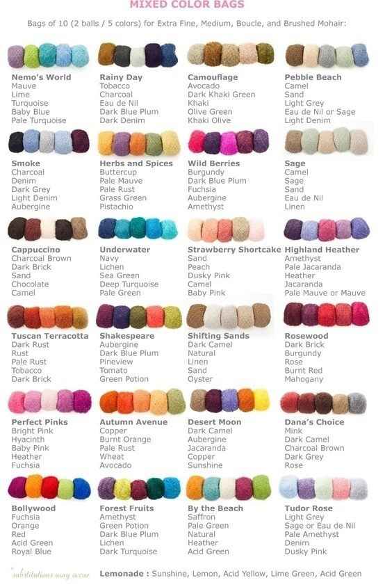 Las gamas de colores perfectas