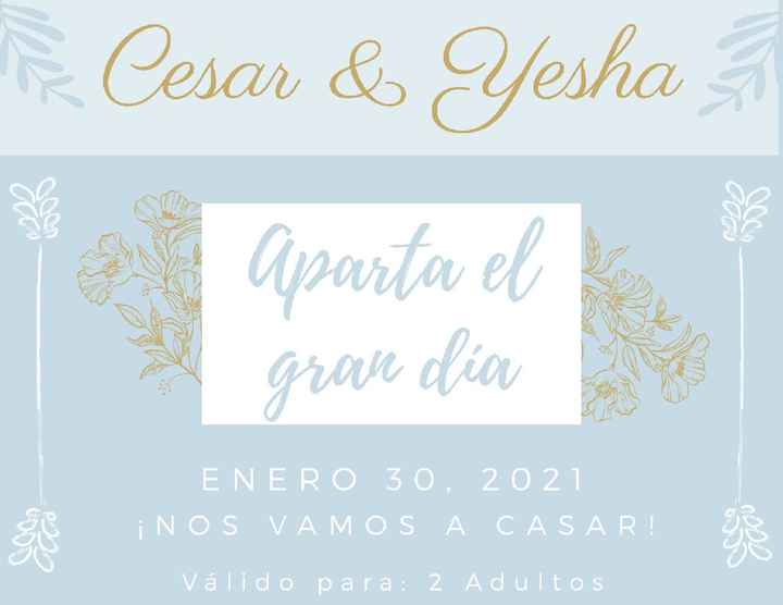 Vota para mi Save the Date - 2